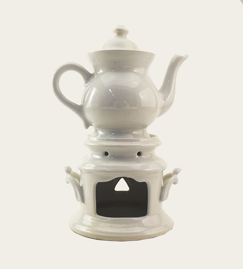 Заварочный чайник с подставкой для свечи